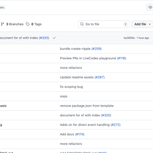 Ripple - a front-end framework that has just been developed in the past two weeks