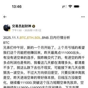 2025.11.2.BTC.ETH.SOL.BNB.Intraday market analysis