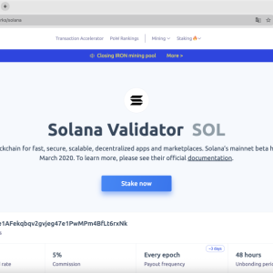 SOL (Solana) Staking Tutorial
