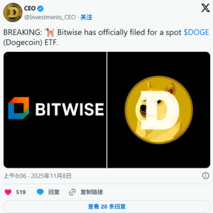 Dogecoin takes off again! Soaring 8% in 24 hours, Bitwise spot ETF is about to help hit $0.25?