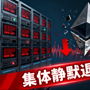 ETH crisis! Ethereum validators collectively 